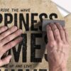 Vinilo Adhesivo Decorativo para Nevera, Especial Libre De Burbujas, Happiness Comes In Waves - Imagen 5