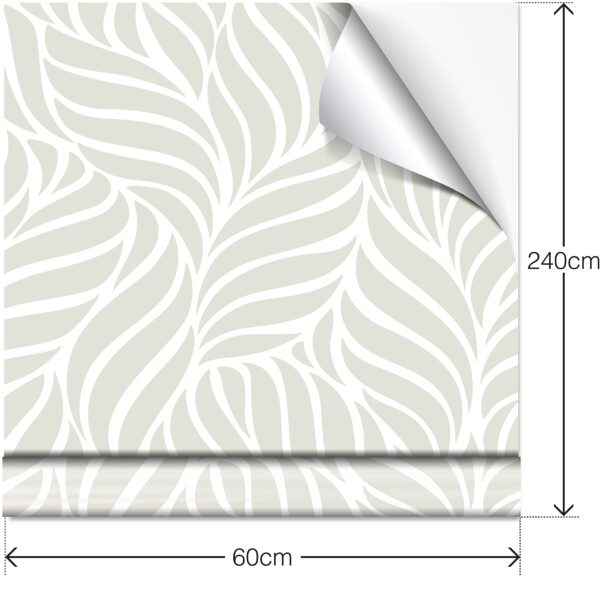 Aprint Decor Vinyle décoratif, modèle PARYS, 60cm x 240cm, pour meubles et murs, résistant à l’eau et à l’humidité – Image 8