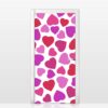 Aprint Decor Vinilo Adhesivo Decorativo para Puertas Diseño de Corazones Rosa Alegre y Divertido