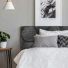 Aprint Decor headboard Bed PVC Decorative Economic Wood Dark Grey Abstract Hexagon Various Sizes - Image 2