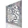 Aprint Decor Boîte décorative ajourée pour mur, modèle fait main LIQUID MARBLE (60x60cm)