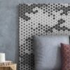 Aprint Decor Cabecero Cama PVC Decorativo Económico Diseño Camuflaje Gris Circulos Varias Medidas - Imagen 2