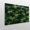 Aprint Decor Cabecero Cama PVC Decorativo Económico Diseño Camuflaje Verde Piel de Reptíl de Circulos Varias Medidas - Imagen 3