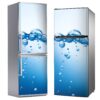 Aprint Decor Vinyl Decorative Adhesive for Refrigerator, Special Bubble Free, Fresh Water with Bubbles