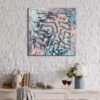 Aprint Decor Boîte décorative ajourée pour mur, modèle fait main LIQUID MARBLE (60x60cm) – Image 5