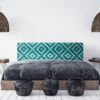 Aprint Decor headboard PVC bed 10mm decorative economic. Model - Kailua - Image 14