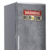 Aprint Decor Vinyl Decorative Adhesive for Refrigerator with Polished Concrete Effect and Beer Zone Poster - Image 4