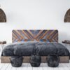 Aprint Decor headboard PVC bed 10mm decorative economic. Model - Kailua - Image 5