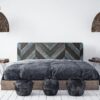 Aprint Decor headboard PVC bed 10mm decorative economic. Model - Kailua - Image 22