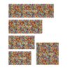 Aprint Decor Headboard PVC Bed Decorative Economic Tropical Design of Multicolored Flowers Various Sizes - Image 5