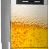 Aprint Decor Decorative Vinyl for Dishwasher, Standard Measures 67 cm x 76 cm, Beer with Foam